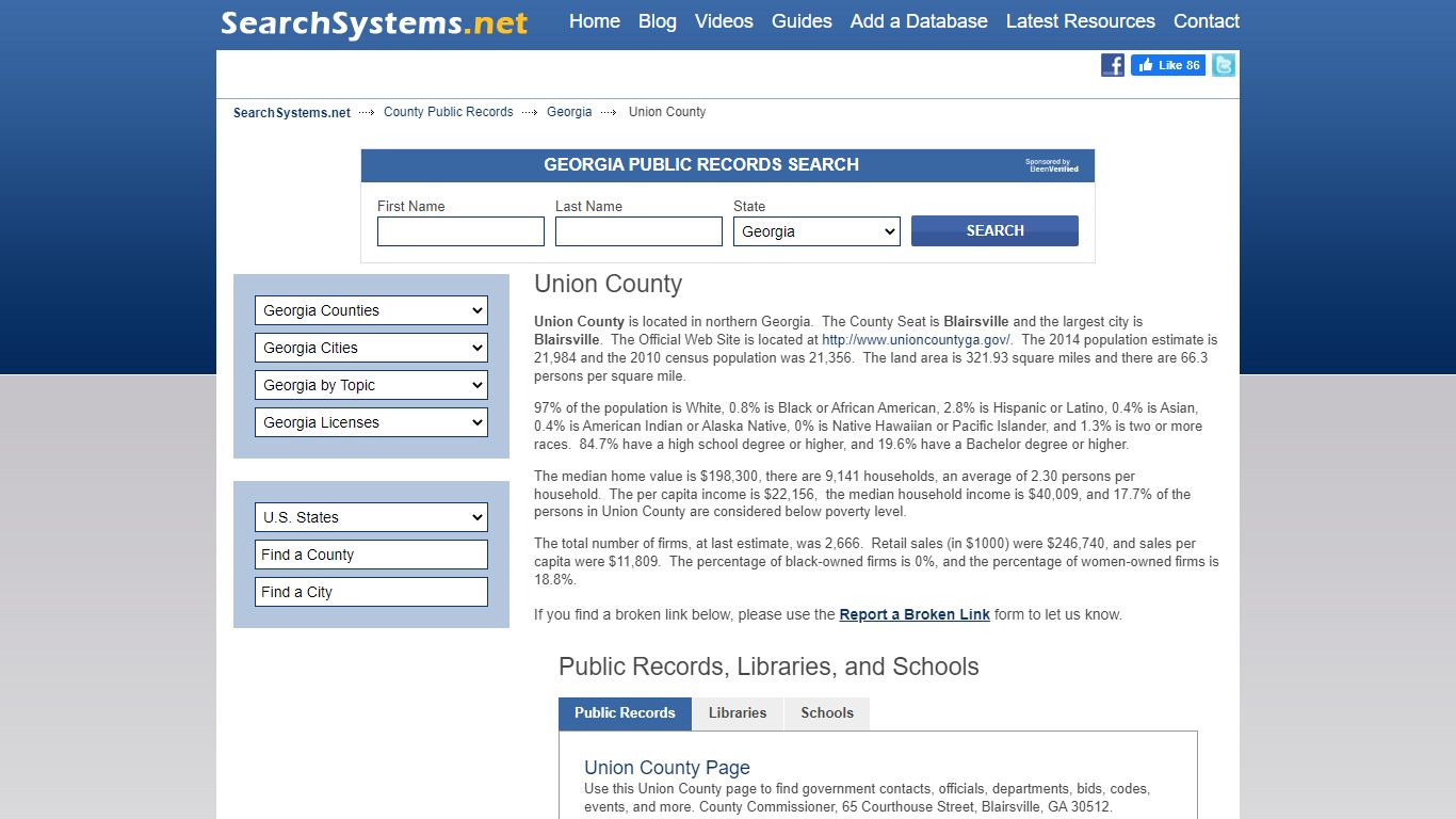 Union County Criminal and Public Records